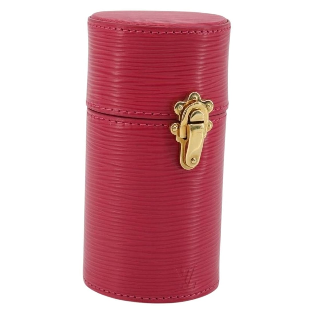 Louis Vuitton LS0219 Epi Leather Pink 100ml Travel Accessory Case: Louis Vuitton LS0219 Epi Leather Pink 100ml Travel Accessory Case Louis Vuitton Epi Travel Case in pink Epi leather, presented as an accessory case from the LS0219 product line. It is made in Italy an