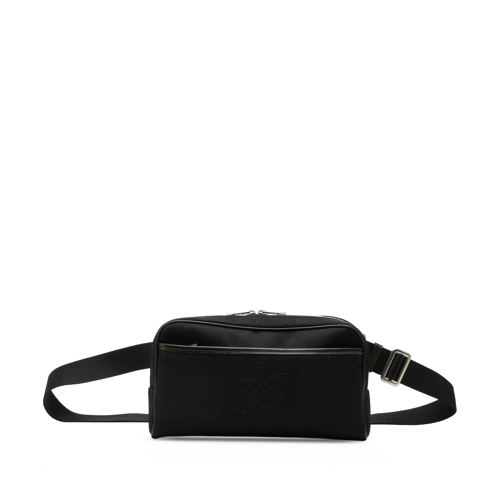 Louis Vuitton Damier Geant Acrobat waist bag black fabric (1 of 8)