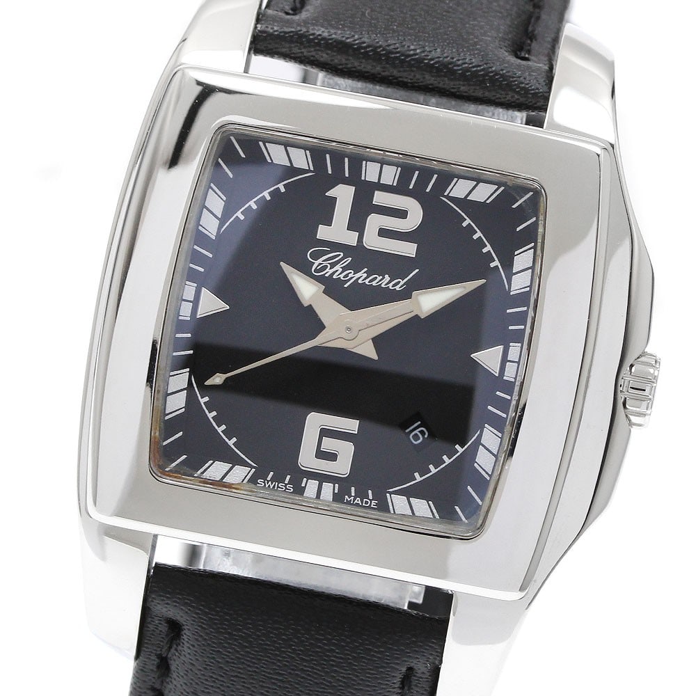 Chopard Two O Ten 8464 women's quartz date wristwatch: Chopard Two O Ten 8464 women's quartz date wristwatch This is a pre-owned Chopard Two O Ten Date quartz women's wristwatch, reference 8464, made in Switzerland. It features a stainless steel case, bla