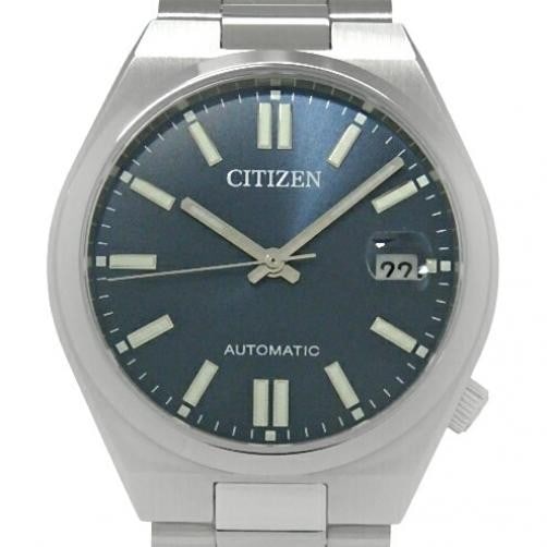 Citizen NJ0200-50M automatic men's wristwatch stainless steel with box card: Citizen NJ0200-50M automatic men's wristwatch stainless steel with box card Citizen Collection Mechanical NJ0200-50M men's wristwatch with a stainless steel case and automatic movement. This pre-owned