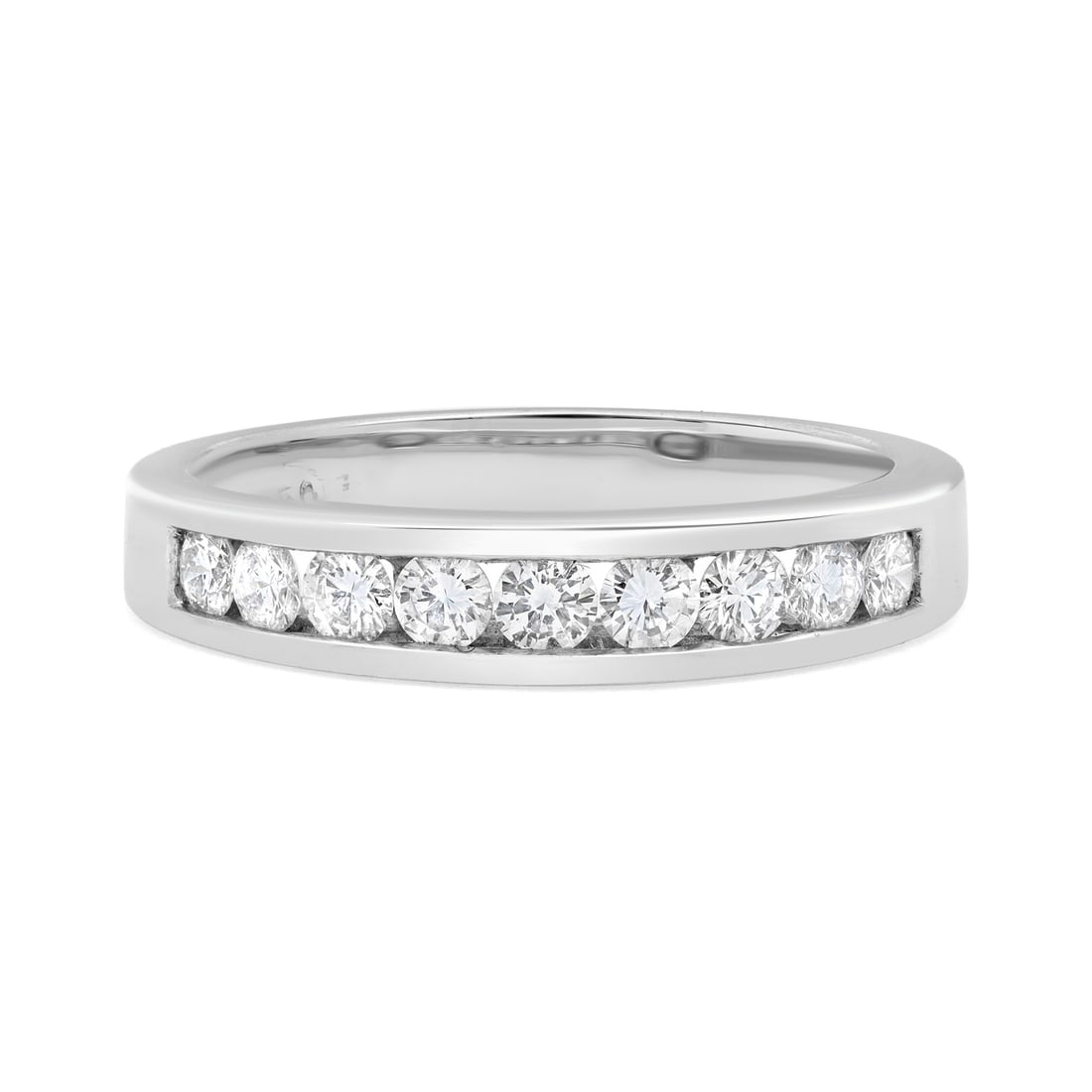 Rachel Koen 0.50ctw Diamond Wedding Band Platinum Size 7.25: Rachel Koen 0.50ctw Diamond Wedding Band Platinum Size 7.25 This exquisite wedding band ring by Rachel Koen is crafted from premium platinum, featuring a total of 0.50 carats of natural diamonds. The 