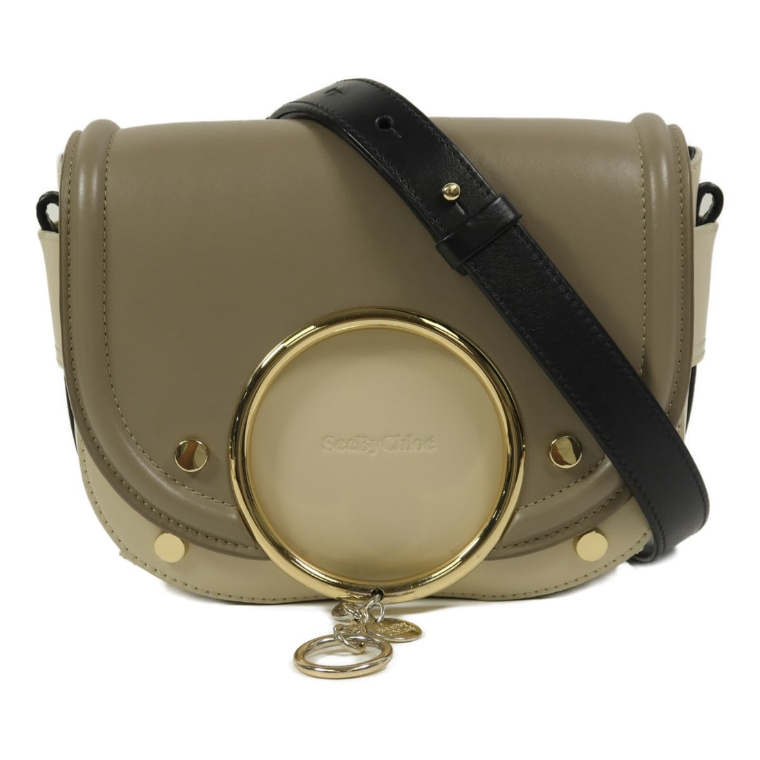 See by Chloe Mara Brown Calfskin Leather Shoulder Bag: See by Chloe Mara Brown Calfskin Leather Shoulder Bag A brown SEE BY CHLOE Mara shoulder bag crafted from calfskin leather (cowhide). It features a shoulder strap, a magnetic pocket, and one open inte