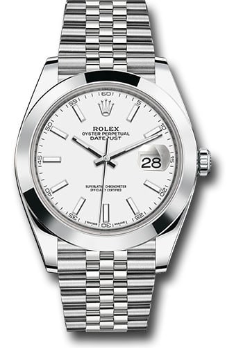 Rolex Datejust 126300 White Index Dial Jubilee Bracelet 2024 Card: Rolex Datejust 126300 White Index Dial Jubilee Bracelet 2024 Card This Rolex Datejust features a white index dial on a Jubilee bracelet, reference number 126300. It comes with a new style card and is 
