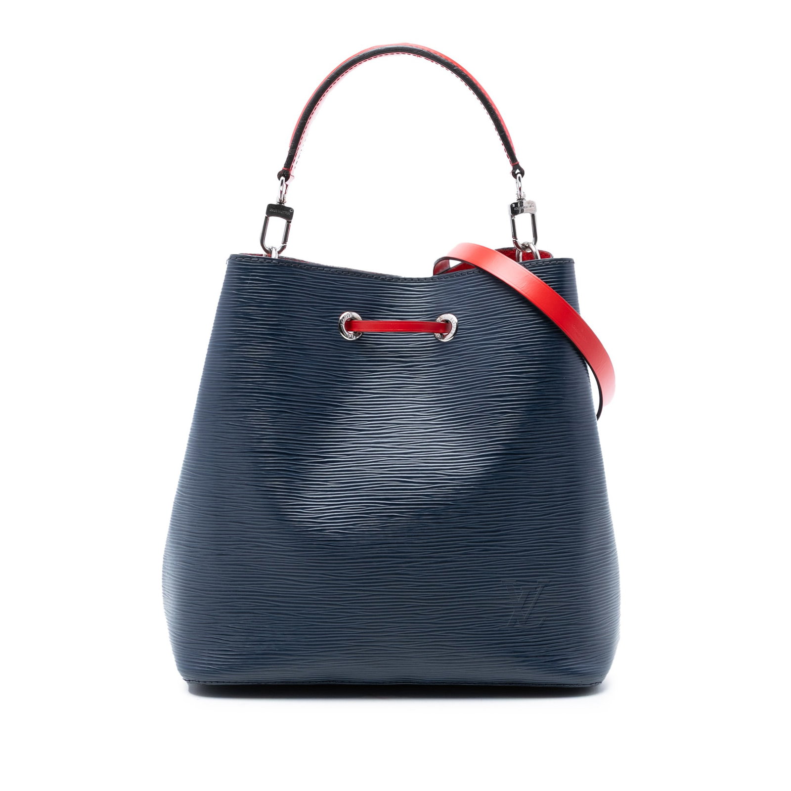 Louis Vuitton NeoNoe MM Blue Epi Leather Bucket Bag (1 of 7)