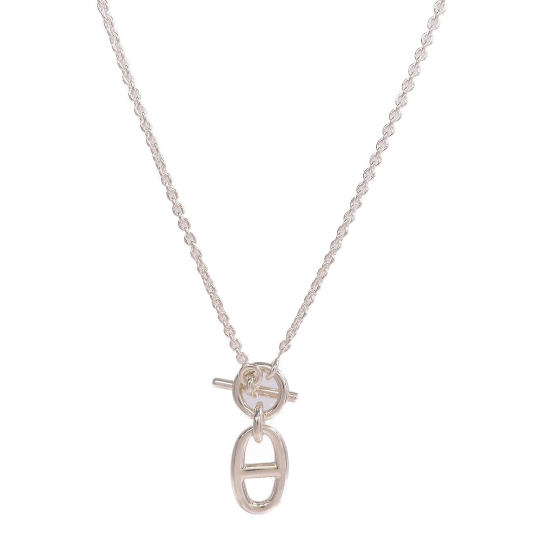Hermes Chain d'ancre 925 Sterling Silver Pendant Necklace (1 of 9)