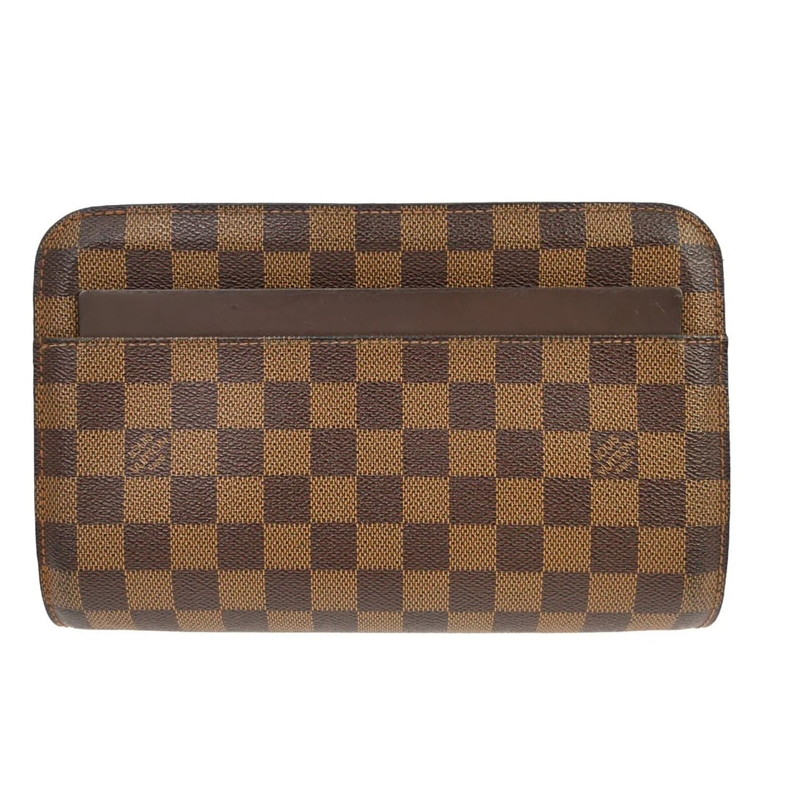 Louis Vuitton Pochette Saint Louis Brown Canvas Clutch (1 of 11)