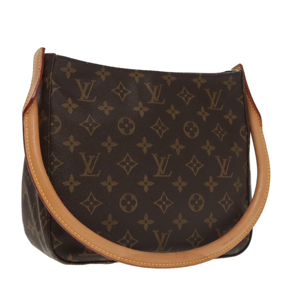 Louis Vuitton M51146 Looping MM Monogram Canvas Shoulder Bag: Louis Vuitton M51146 Looping MM Monogram Canvas Shoulder Bag Louis Vuitton Monogram Looping MM shoulder bag in monogram canvas. Made in France, this women's shoulder bag includes a dust bag. Condition
