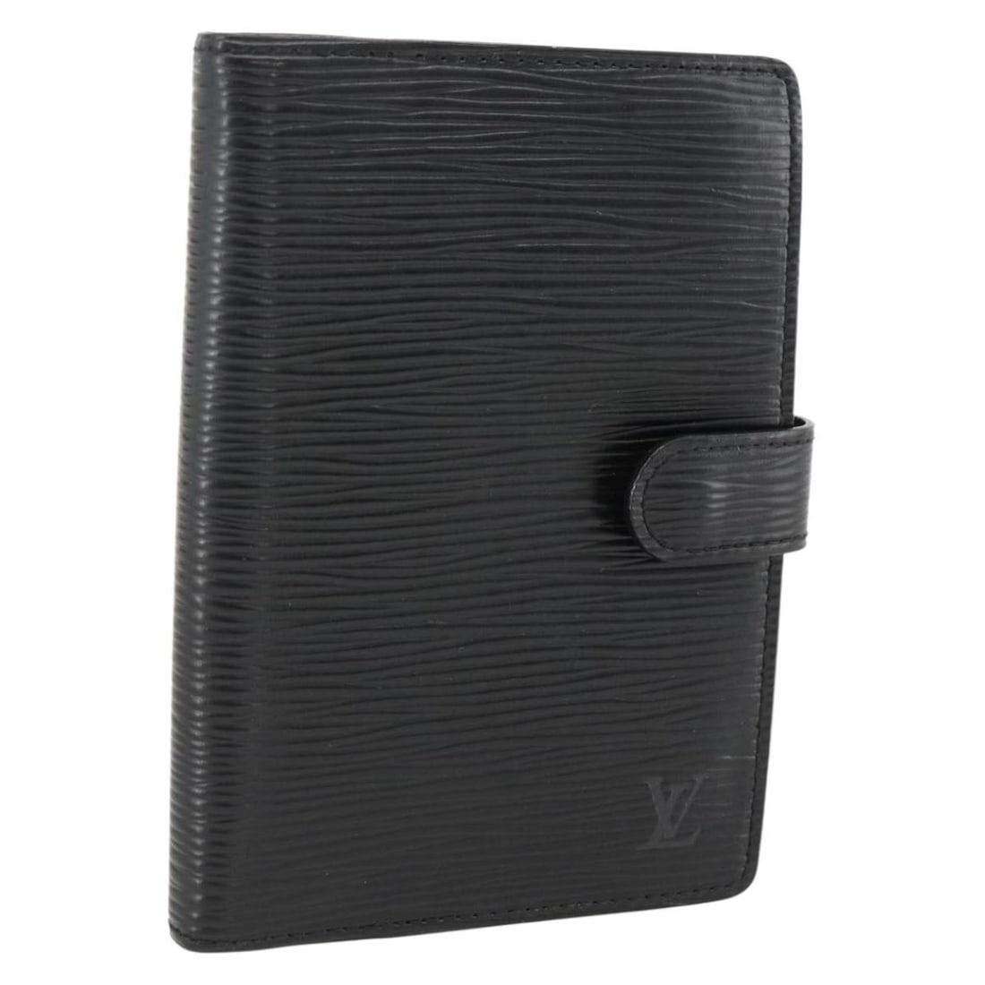 Louis Vuitton Epi Leather Black PM Agenda R20092 Day Planner Cover: Louis Vuitton Epi Leather Black PM Agenda R20092 Day Planner Cover This is a Louis Vuitton Epi Agenda PM day planner cover in black Epi leather. The compact and elegant design features a textured exte