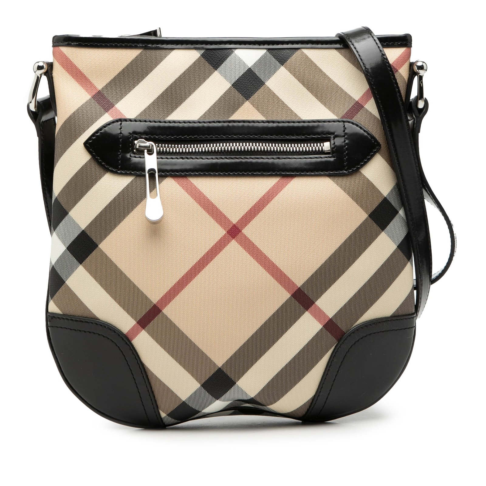 Burberry Dryden Supernova Check Beige Crossbody Bag (1 of 7)
