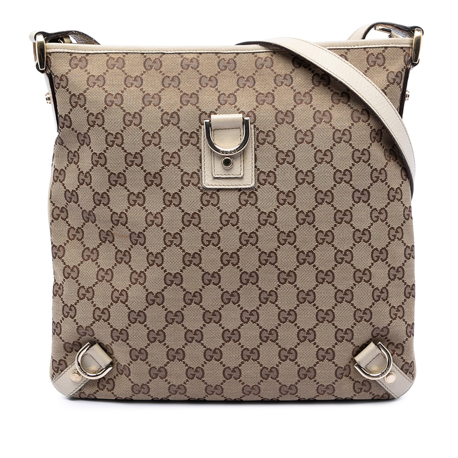 GG Canvas Abbey D Ring Beige Crossbody Bag by Gucci (1 of 7)