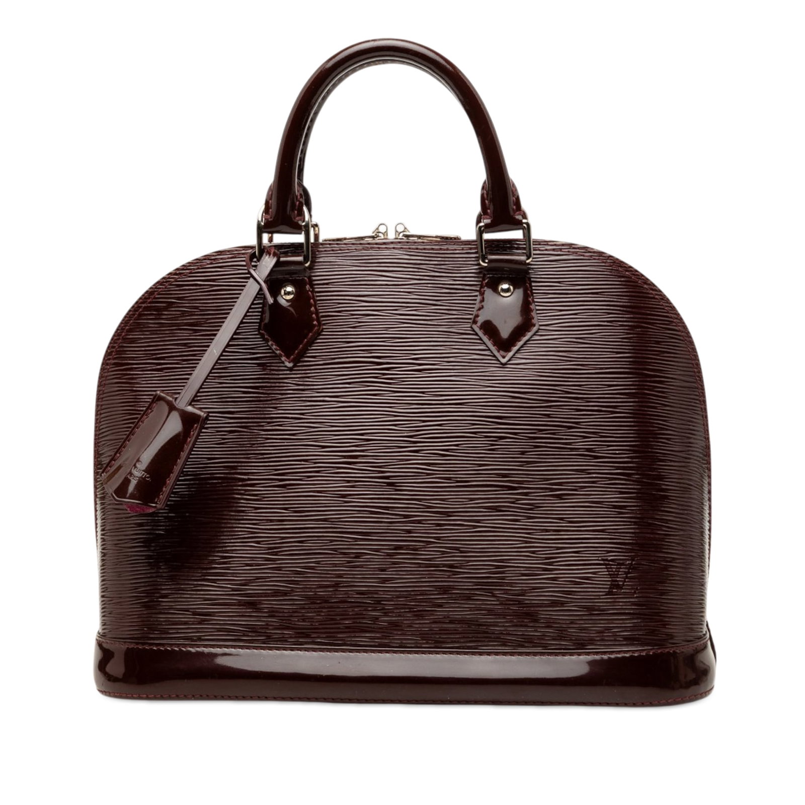 Louis Vuitton Alma PM Electric Epi Leather Handbag Purple (1 of 6)
