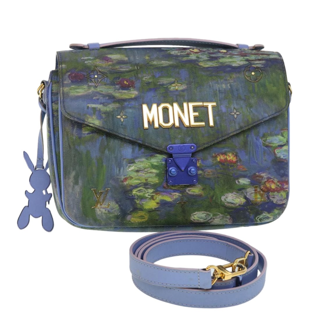 Louis Vuitton M53502 Pochette Metis MM Navy PVC Leather Handbag: Louis Vuitton M53502 Pochette Metis MM Navy PVC Leather Handbag Louis Vuitton Masters Collection Pochette Metis MM Monnaie handbag in navy PVC leather. It comes with a dust bag, item box, and shoulder