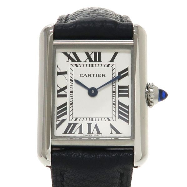 Cartier Tank Must SM WSTA0042 Women's Quartz Watch Silver Roman Dial (1 of 9)
