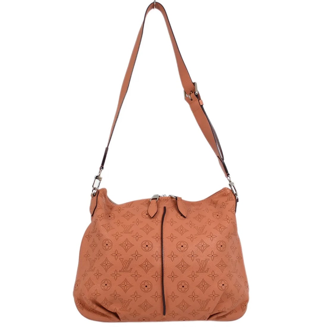 Louis Vuitton Selene Pink Mahina Leather Handbag: Louis Vuitton Selene Pink Mahina Leather Handbag This Louis Vuitton Selene Handbag is crafted from pink Mahina leather and designed for women. It features a spacious interior and displays the brand's 