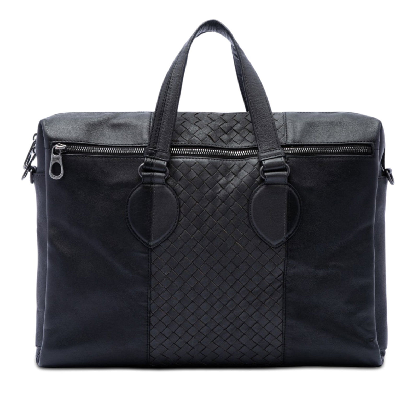 Bottega Veneta Intrecciato Nappa Leather Bicolor Business Bag (1 of 6)