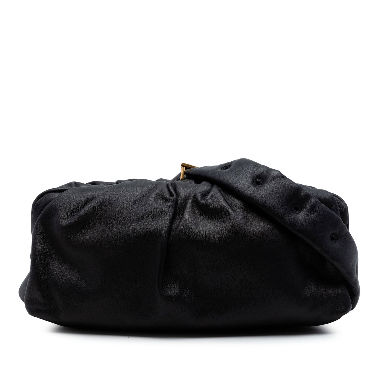 Bottega Veneta The Body Pouch Calfskin Waist Bag Black (1 of 6)