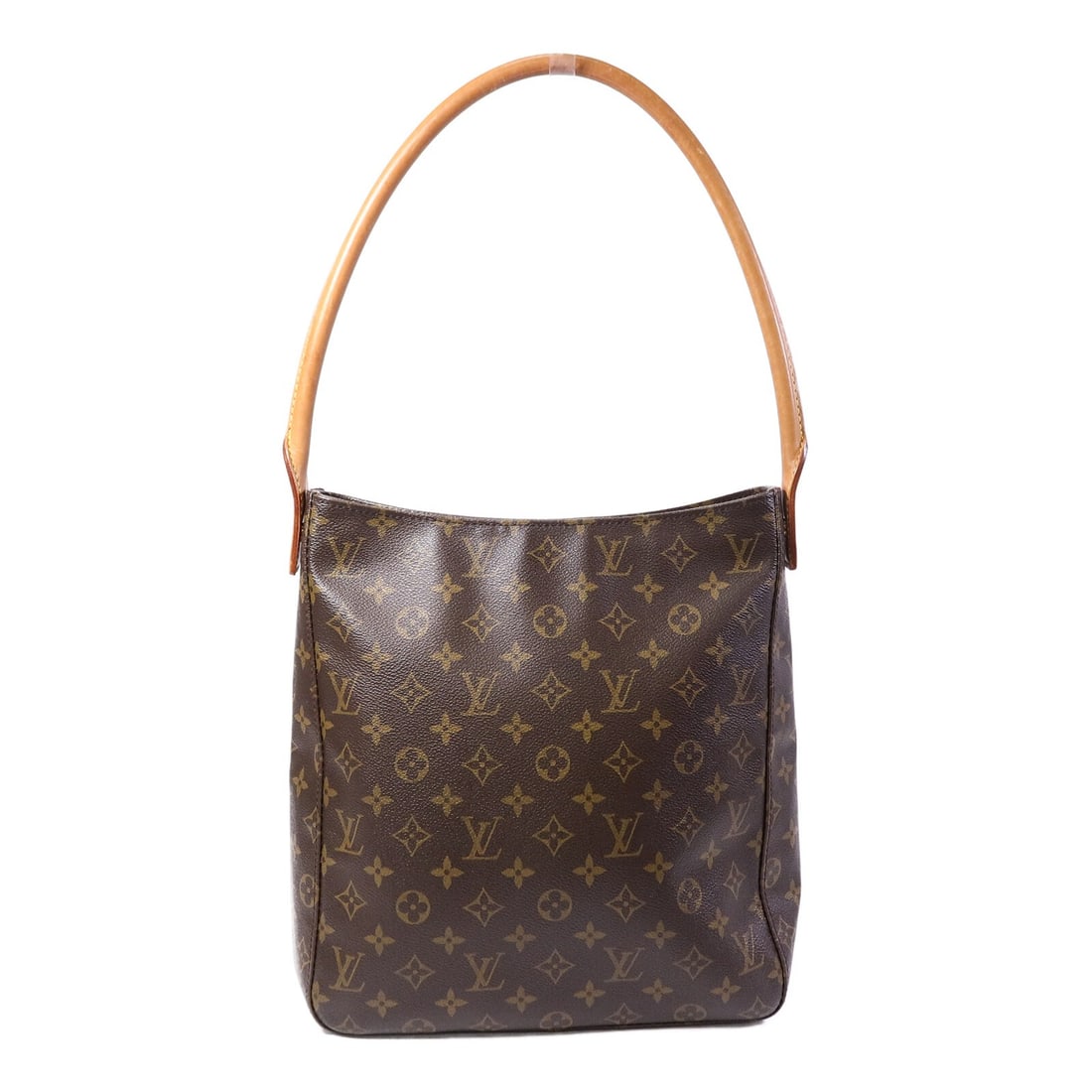 Louis Vuitton M51145 Looping GM Monogram Shoulder Bag Brown (1 of 18)