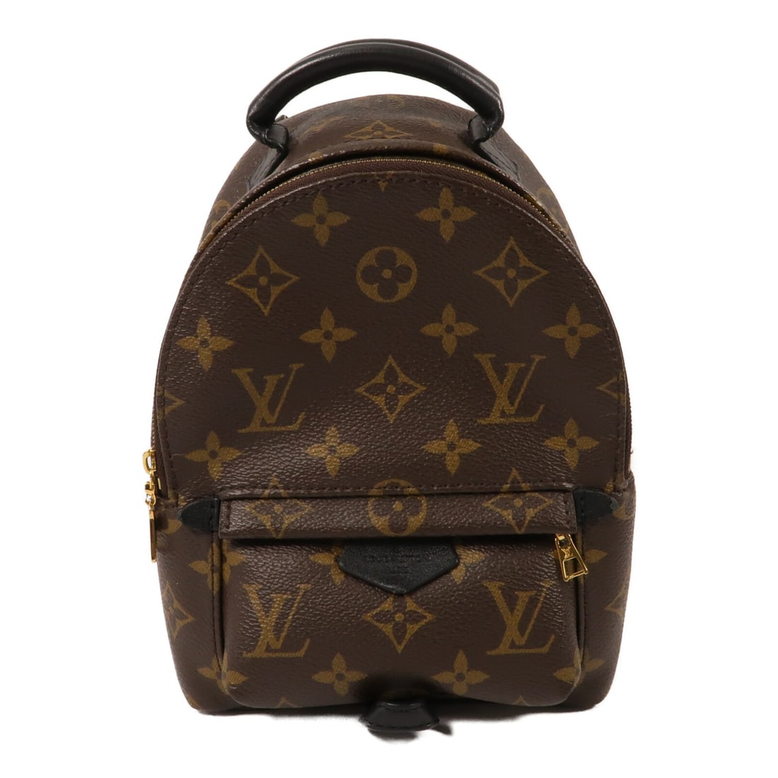 Louis Vuitton Palm Spring Mini Monogram Backpack M44873 Brown: Louis Vuitton Palm Spring Mini Monogram Backpack M44873 Brown Louis Vuitton Palm Spring Mini Backpack, model M44873, in brown Monogram and PVC coated canvas. This women's ruck daypack is made in Franc