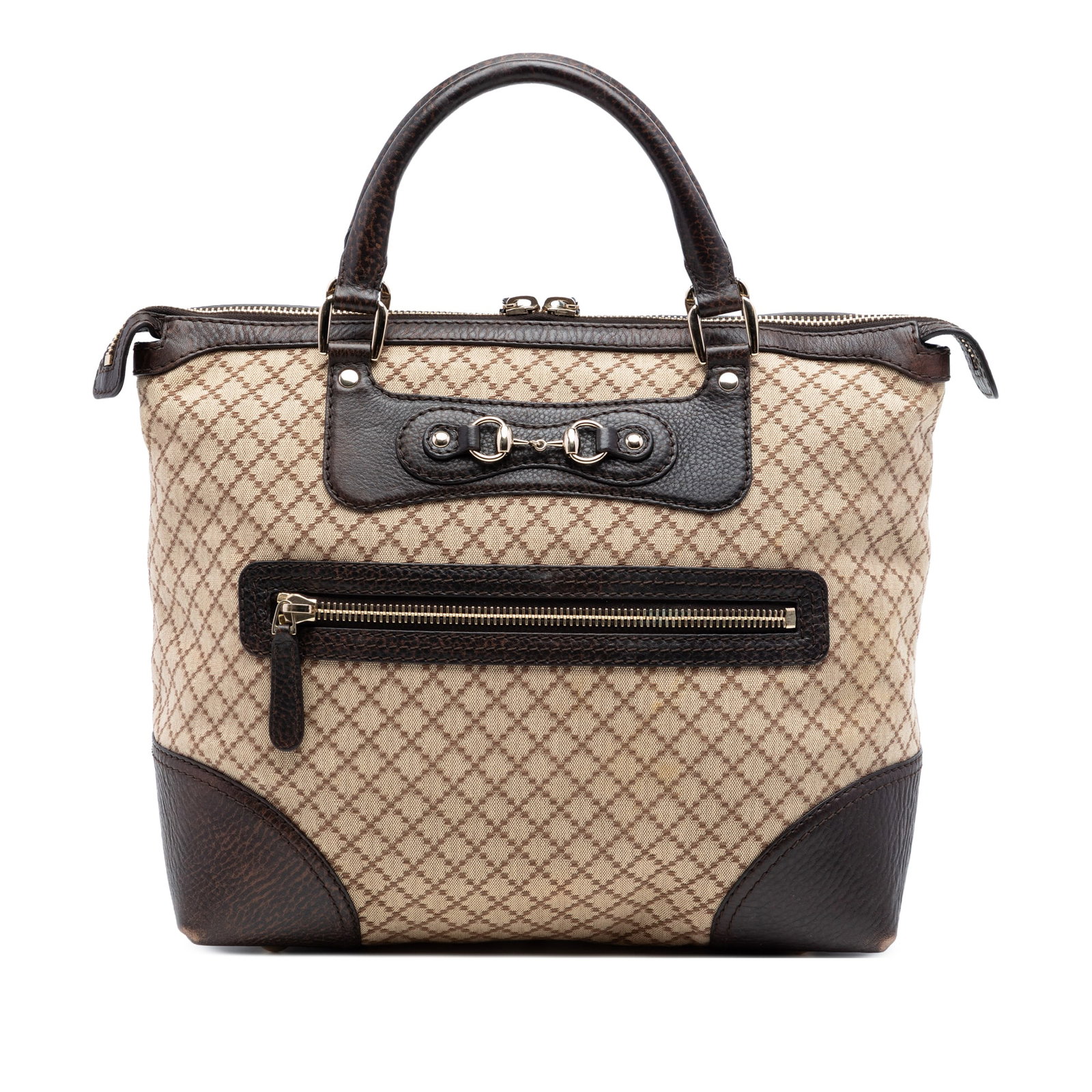 Gucci Catherine Tote in Diamante Canvas with Leather Trim (1 of 6)