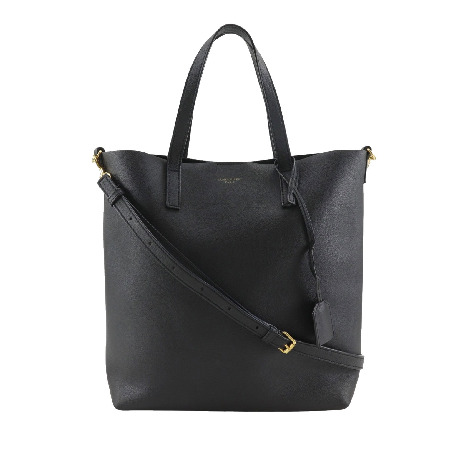 Saint Laurent Toy Leather Tote Black North South (1 of 18)