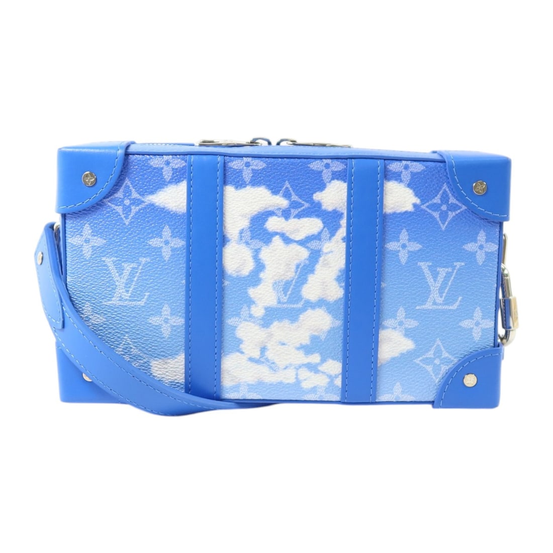 Louis Vuitton M45432 Soft Trunk Wallet Shoulder Bag Monogram Clouds Blue (1 of 14)