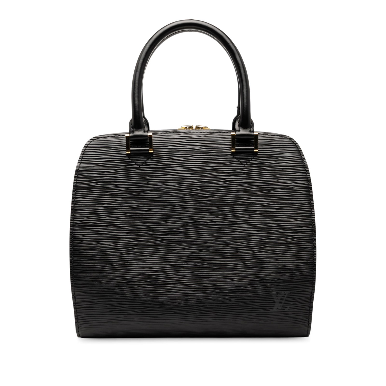 Louis Vuitton Epi Pont-Neuf PM Leather Handbag Black: Louis Vuitton Epi Pont-Neuf PM Leather Handbag Black The Louis Vuitton Epi Pont-Neuf PM is a stylish and sophisticated handbag crafted from durable epi leather. This bag features rolled leather handle