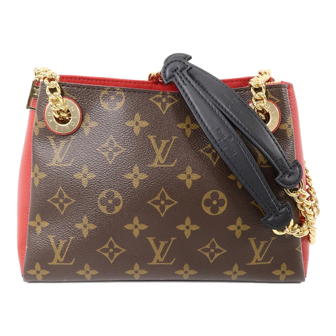Louis Vuitton Surene BB M43776 Monogram Shoulder Bag Brown Red (1 of 14)