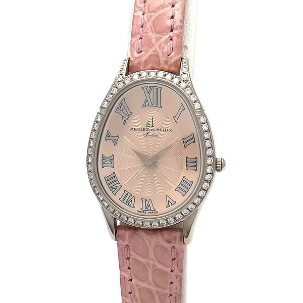 Mellerio dits Meller Imperial diamond bezel quartz ladies watch K18WG (1 of 4)