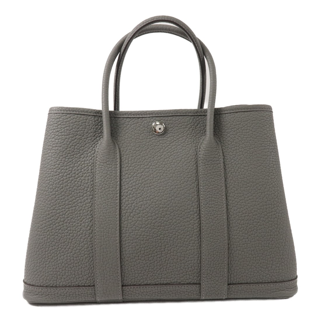 Hermes Garden Party TPM Negonda Leather Tote Gris Meyer PHW (1 of 12)