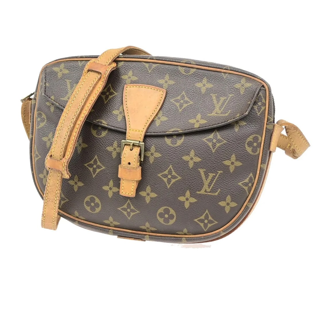 Louis Vuitton Jeune Fille Brown Monogram Canvas Shoulder Bag (1 of 14)