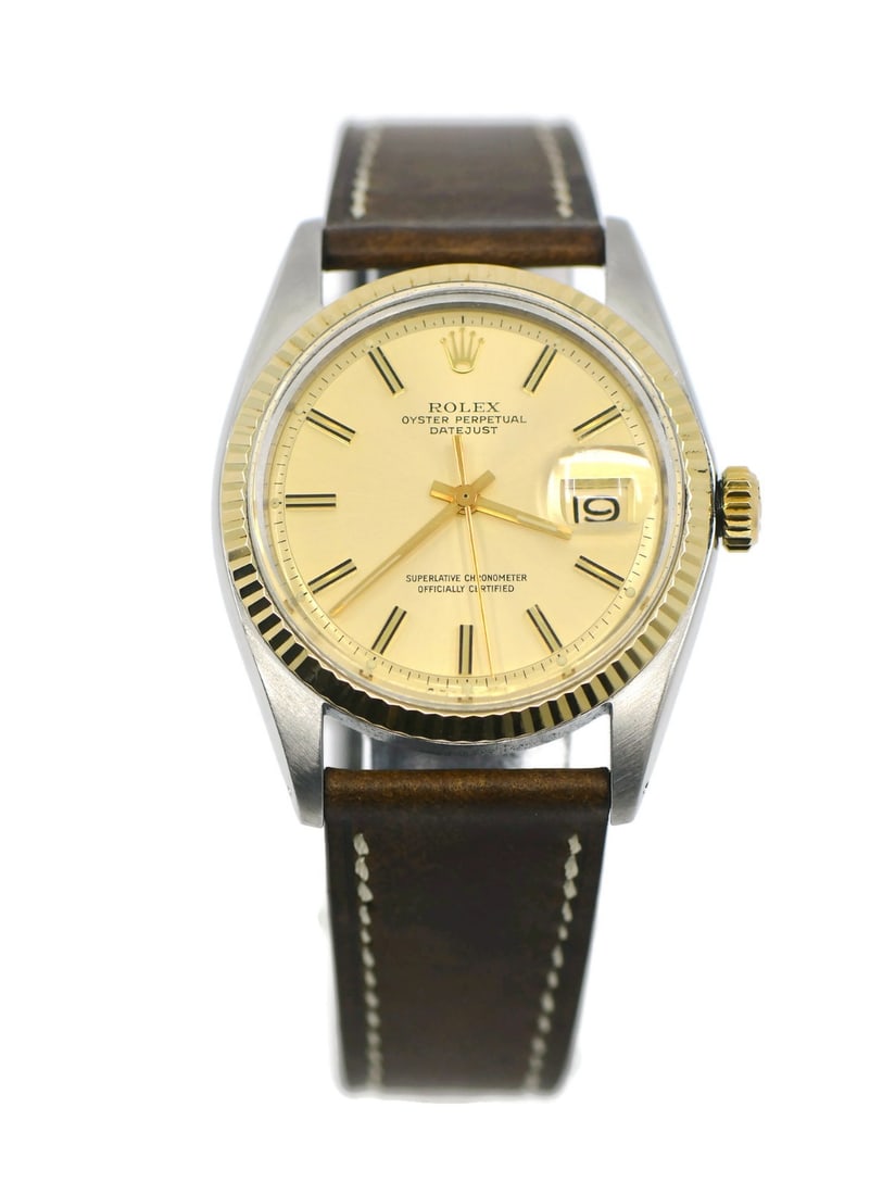 Rolex Datejust Ref 1601 Automatic Wristwatch 18K Stainless Steel (1 of 5)