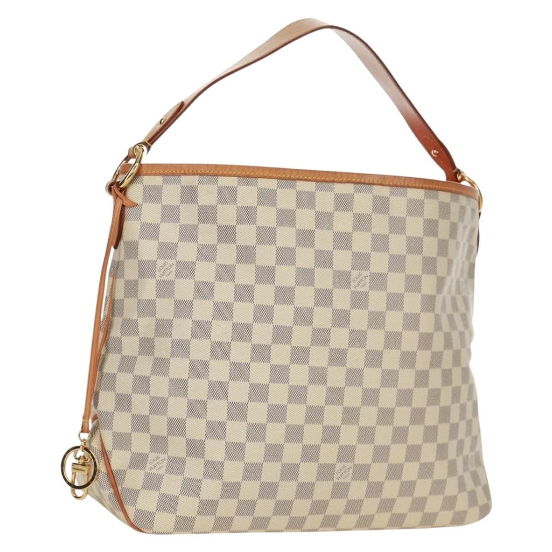 Louis Vuitton N41448 Delightful MM Damier Azur Canvas Shoulder Bag (1 of 18)