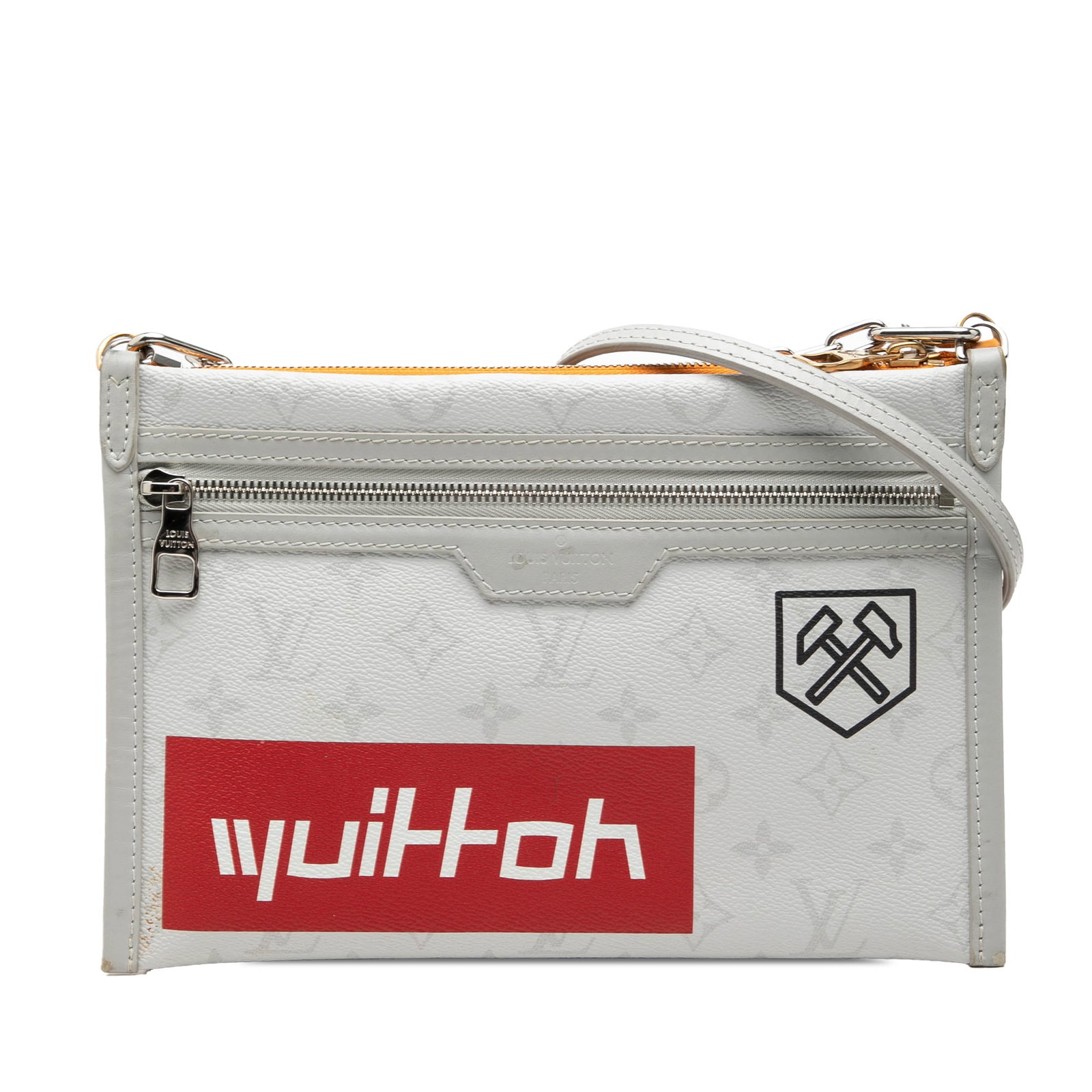 Louis Vuitton Antartica Double Flat Messenger Monogram Crossbody Bag (1 of 10)