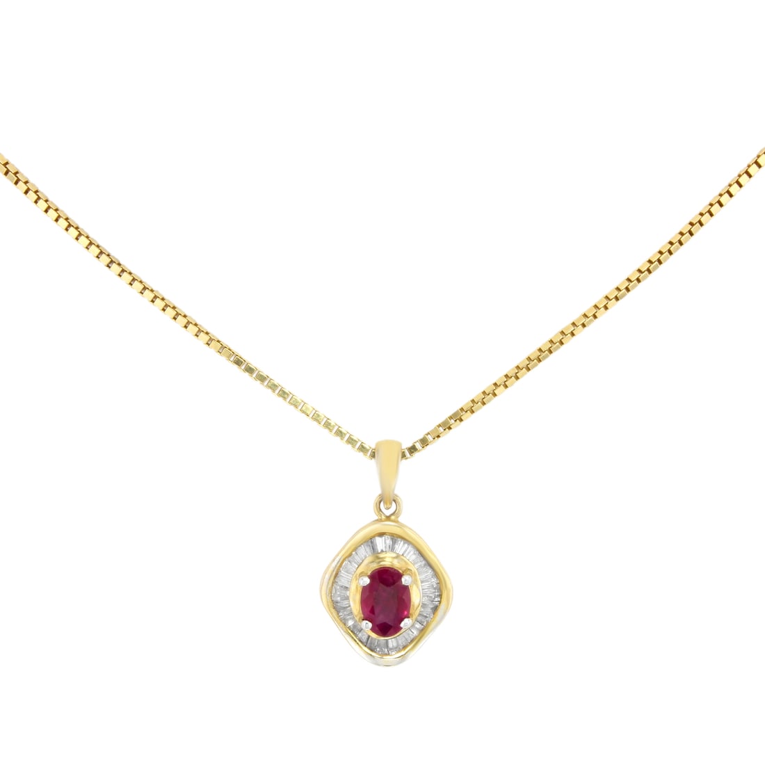 Rachel Koen 14K Yellow Gold 2.25ctw Ruby Diamond Jewelry Set (1 of 10)