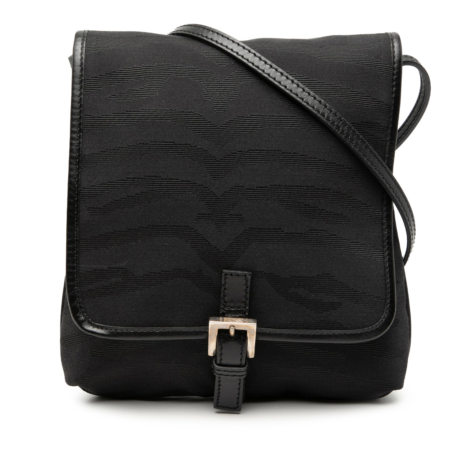 Fendi Crossbody Bag with Zebra Canvas and Leather Trim (1 of 7)