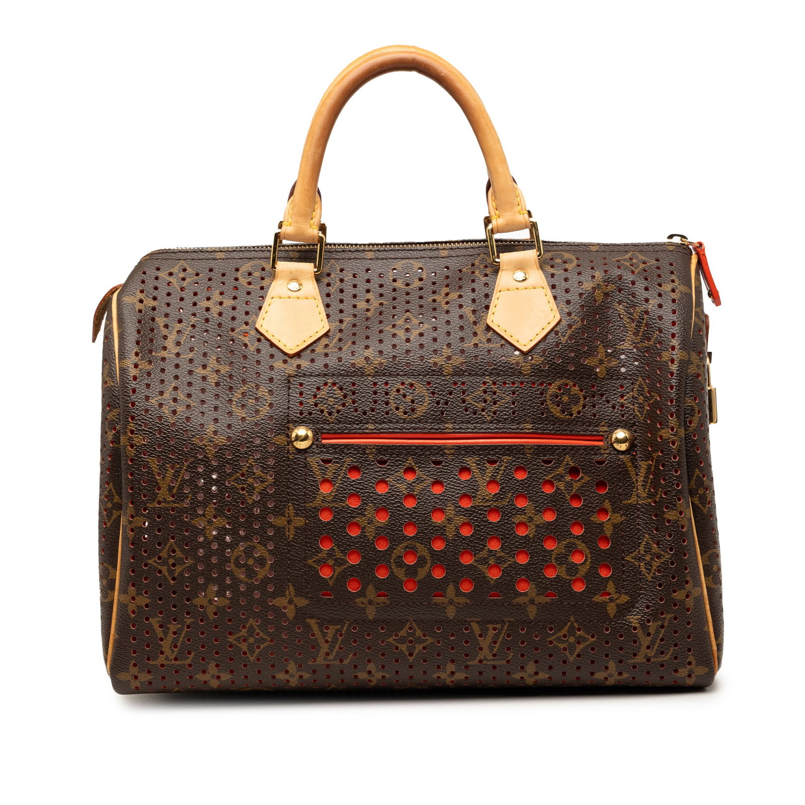Louis Vuitton Perforated Monogram Speedy 30 Brown Fabric Bag (1 of 7)