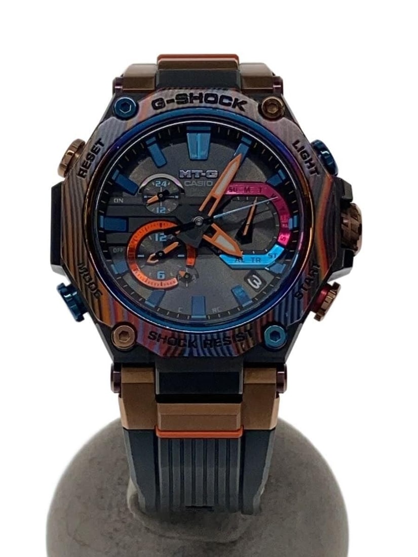 CASIO MTG-B2000XMG-1AJR G-SHOCK Black Rubber Wristwatch: CASIO MTG-B2000XMG-1AJR G-SHOCK Black Rubber Wristwatch This CASIO G-SHOCK MTG-B2000XMG-1AJR men's wristwatch is a pre-owned item from Japan, designed for durability and functionality. It features a b