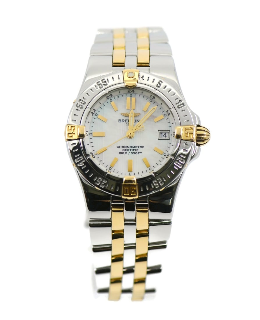 Breitling Galactic Starliner Womens Quartz Watch 18K Stainless Steel B71340 (1 of 5)