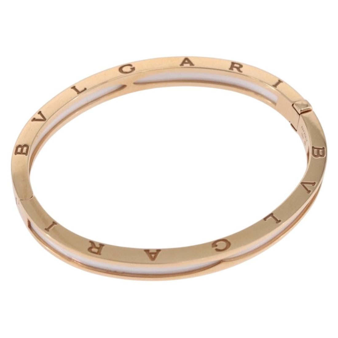 BVLGARI P-Zero One Bracelet 750PG Gold White Italy (1 of 9)