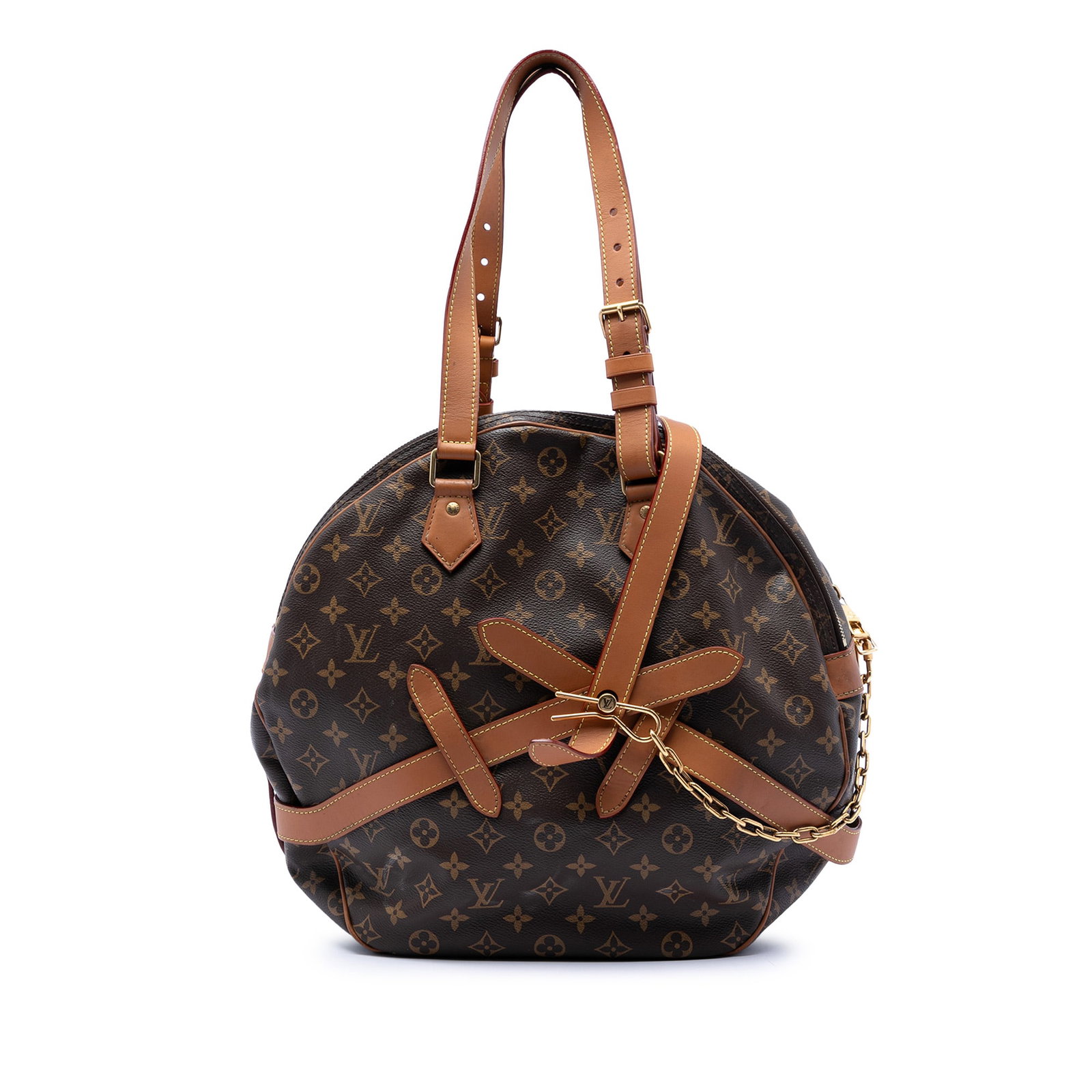 Monogram Canvas Soft Hat Trunk Bag by Louis Vuitton with Leather Trim (1 of 7)