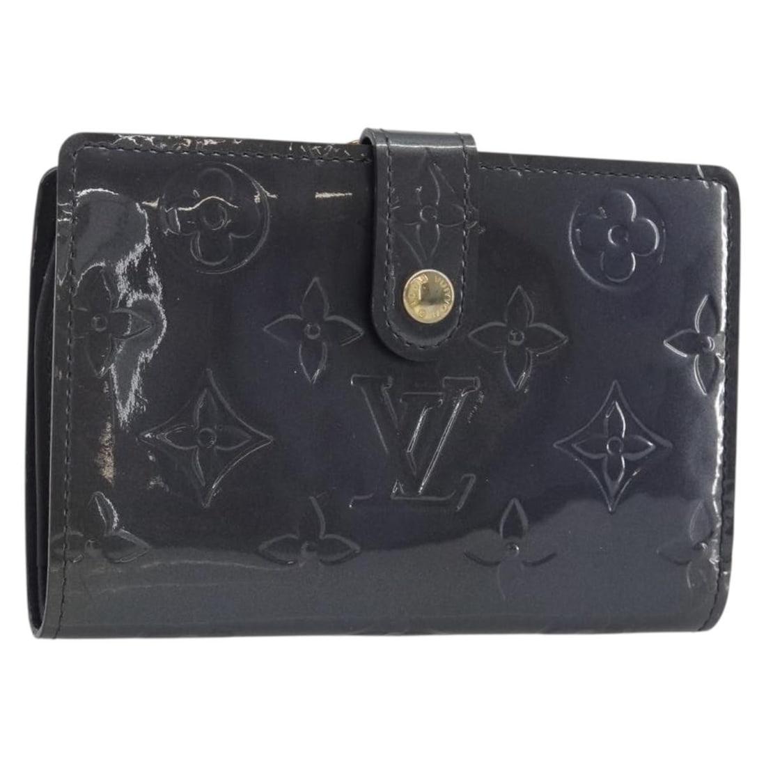 Louis Vuitton Porte Monnaie Viennois Vernis Violet Patent Leather Wallet: Louis Vuitton Porte Monnaie Viennois Vernis Violet Patent Leather Wallet Louis Vuitton Vernis Porte Monnaie Viennois wallet in violet patent leather, made in France. It comes with a dust bag and item 