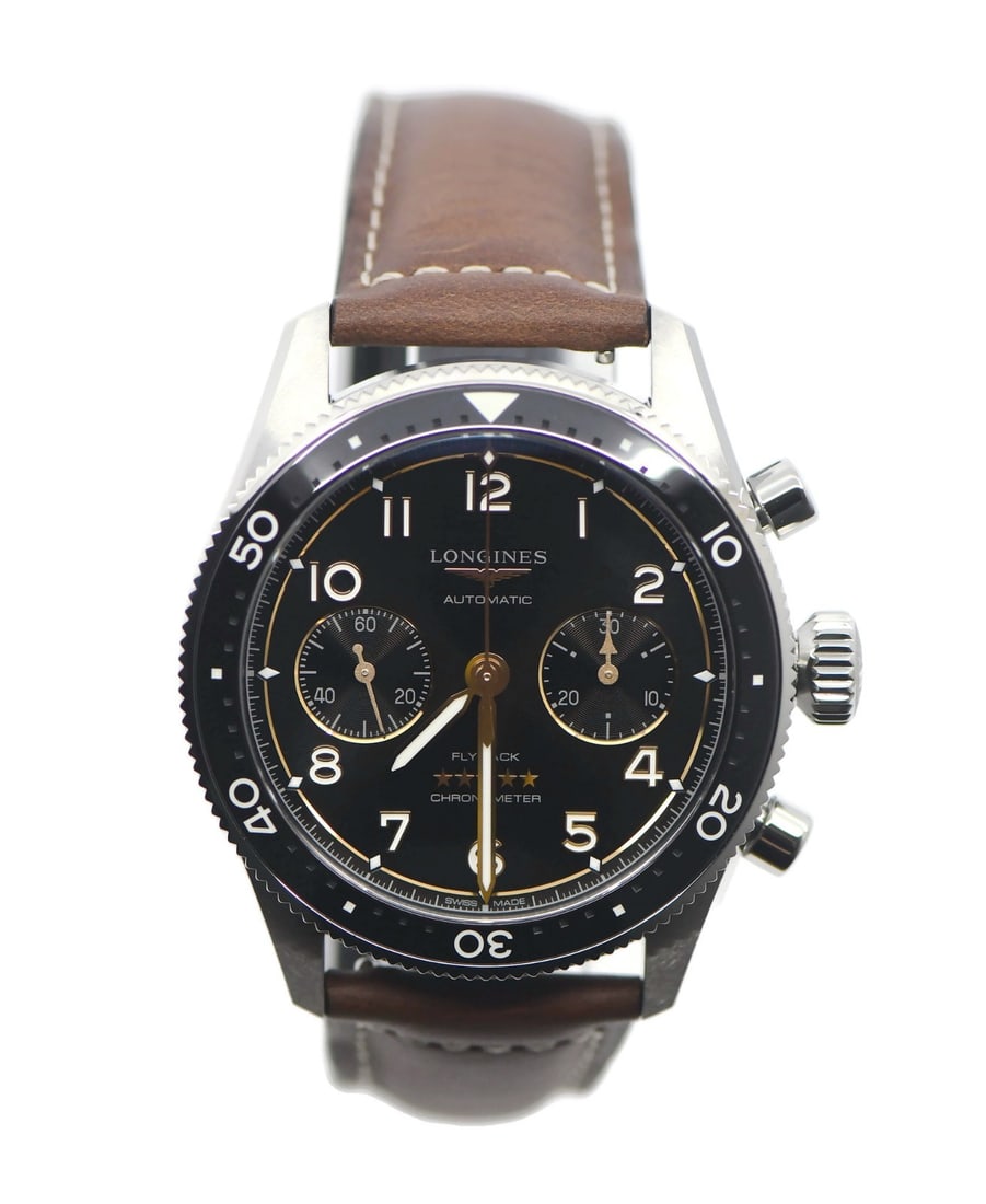 Longines Spirit Automatic Chronograph 42 mm Stainless Steel Watch (1 of 6)