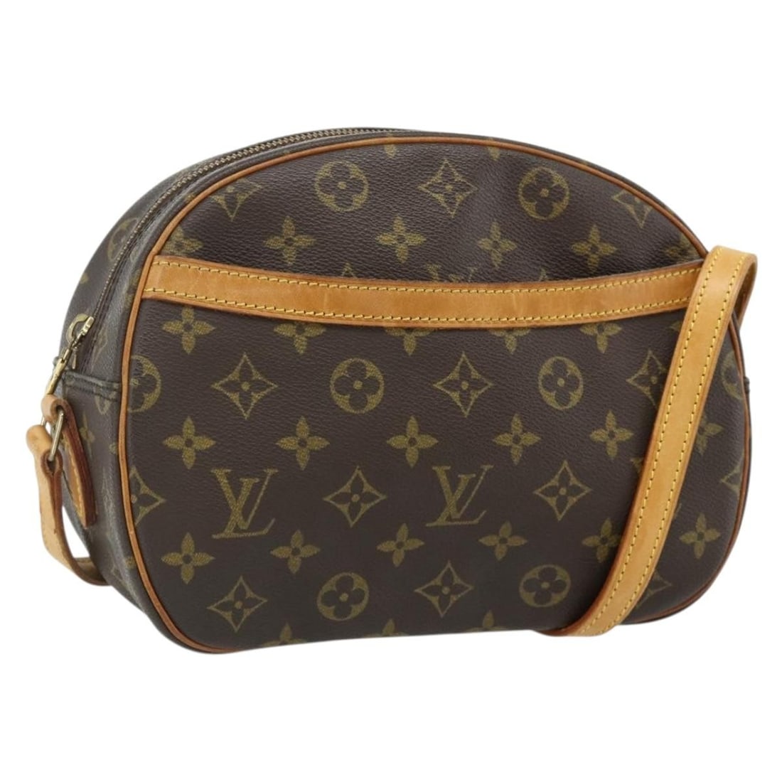 Louis Vuitton Blois Monogram Canvas Shoulder Bag M51221: Louis Vuitton Blois Monogram Canvas Shoulder Bag M51221 Louis Vuitton Monogram Blois Shoulder Bag in Monogram Canvas, made in France. This pre-owned shoulder bag features the Blois style with an adjus