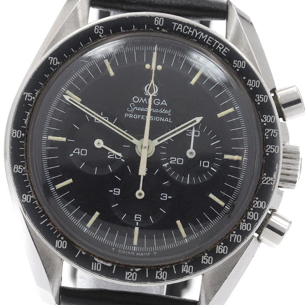 OMEGA Speedmaster Professional 145.022-69ST Cal 861 Mens Wristwatch: OMEGA Speedmaster Professional 145.022-69ST Cal 861 Mens Wristwatch Omega Speedmaster Professional men's wristwatch, reference 145.022-69ST, with a Swiss origin and manual winding movement. It feature