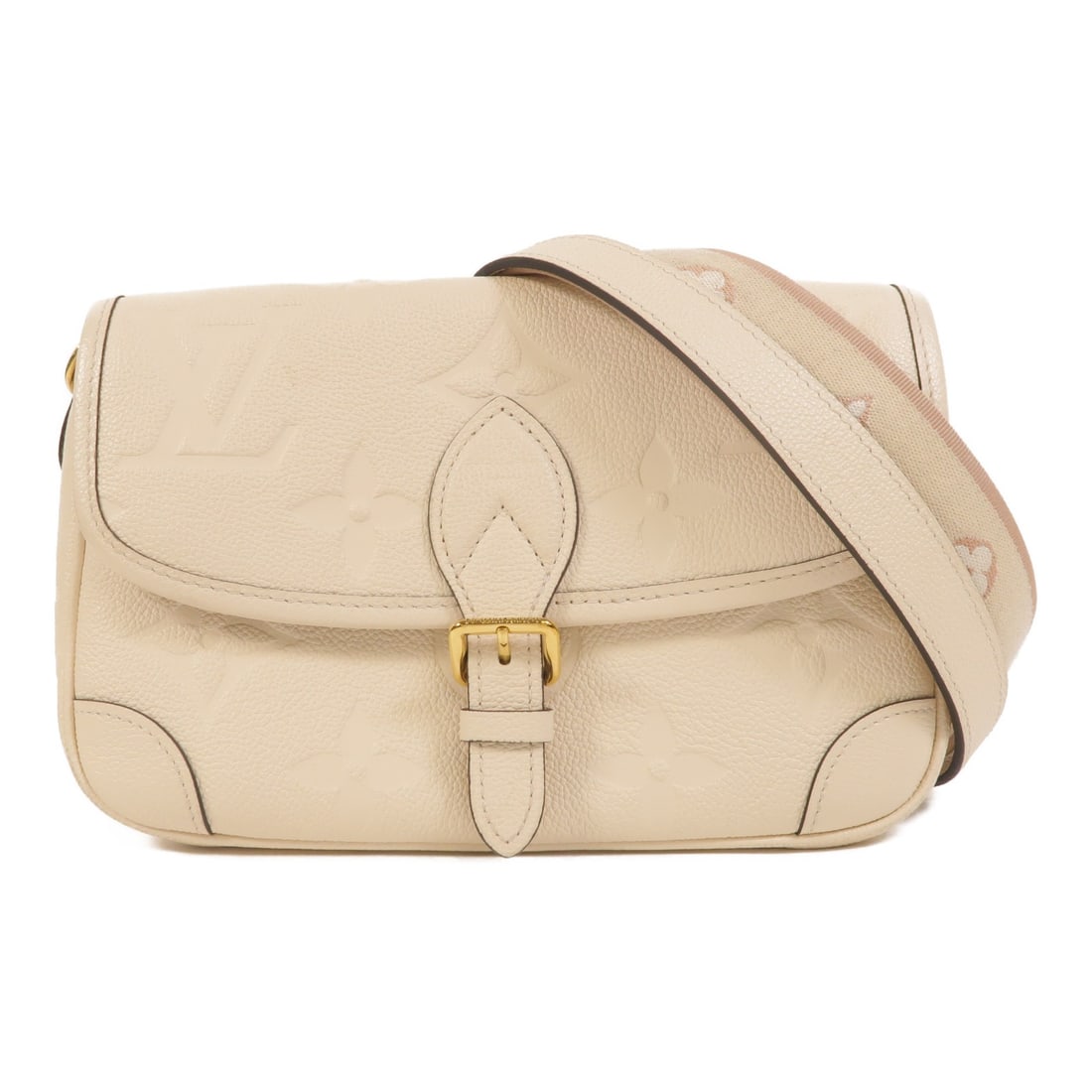 Louis Vuitton Diane M46388 2 Way Shoulder Bag Monogram Empreinte Beige (1 of 18)
