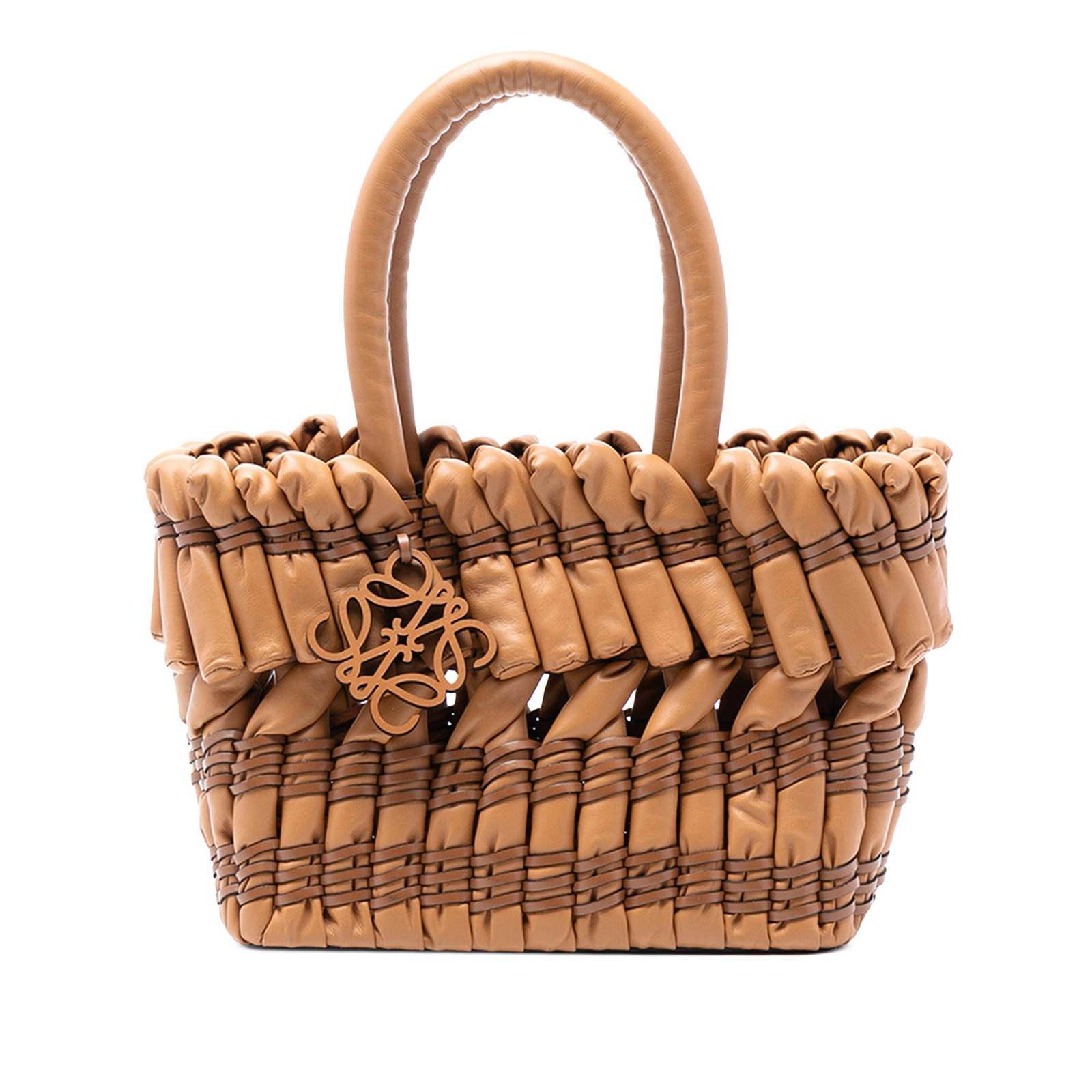 Loewe Nappa Leather Small Basket Tote with Rolled Handles (1 of 6)