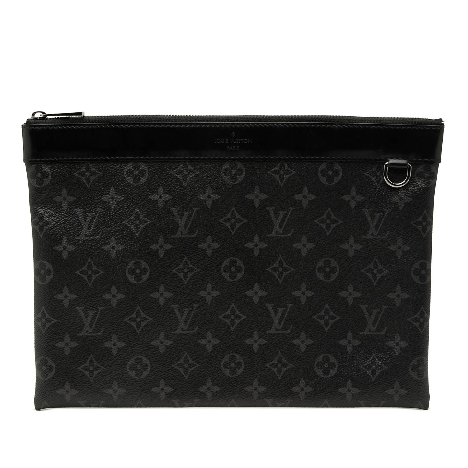 Louis Vuitton Eclipse Discovery Pochette GM black canvas bag (1 of 7)