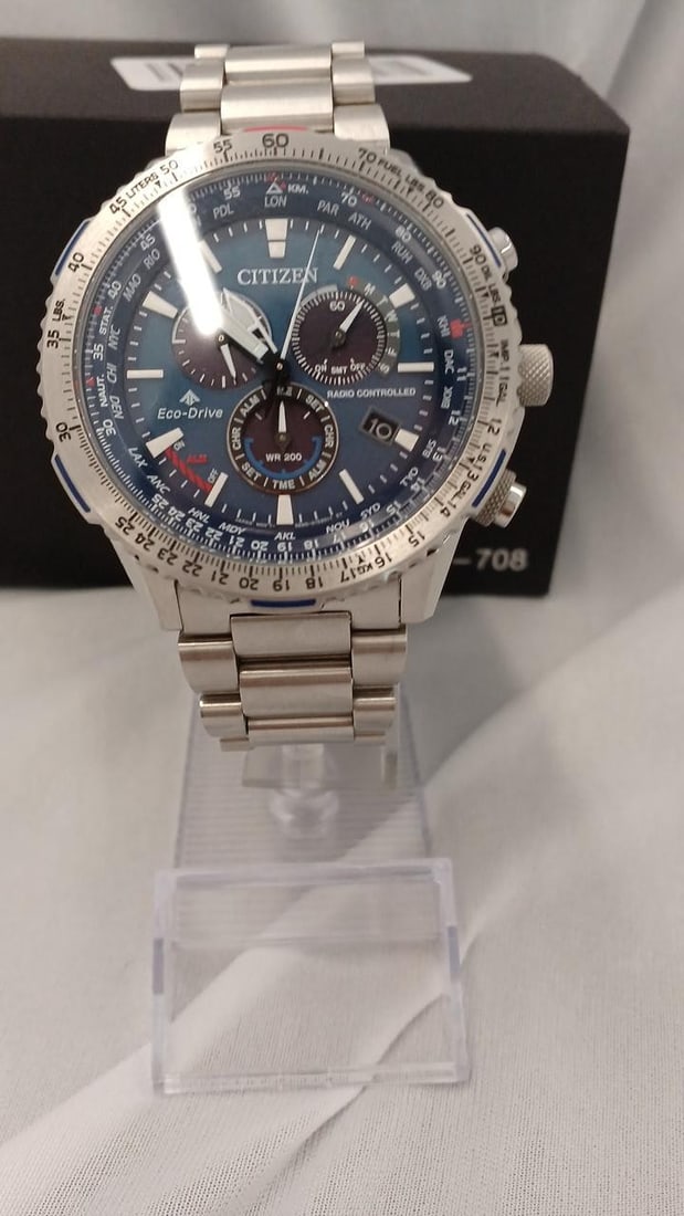 Mens Solar Chronograph Watch CITIZEN Promaster Sky CB-5000-50L (1 of 7)