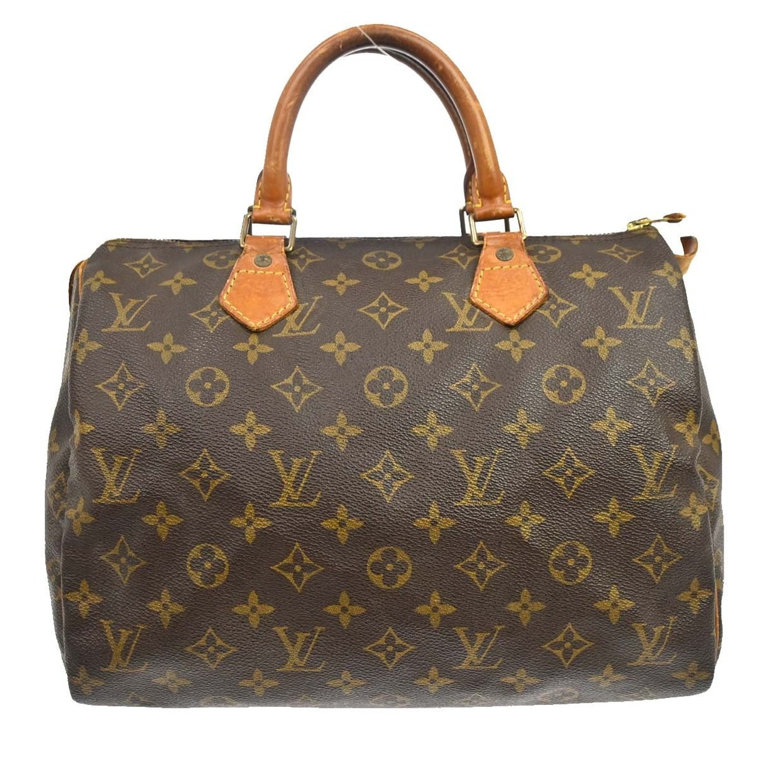Louis Vuitton Speedy 30 Monogram Canvas Satchel M41526: Louis Vuitton Speedy 30 Monogram Canvas Satchel M41526 Louis Vuitton Speedy 30 handbag in Monogram canvas, a vintage satchel/top handle bag made in France. It features double leather handles, a zip cl
