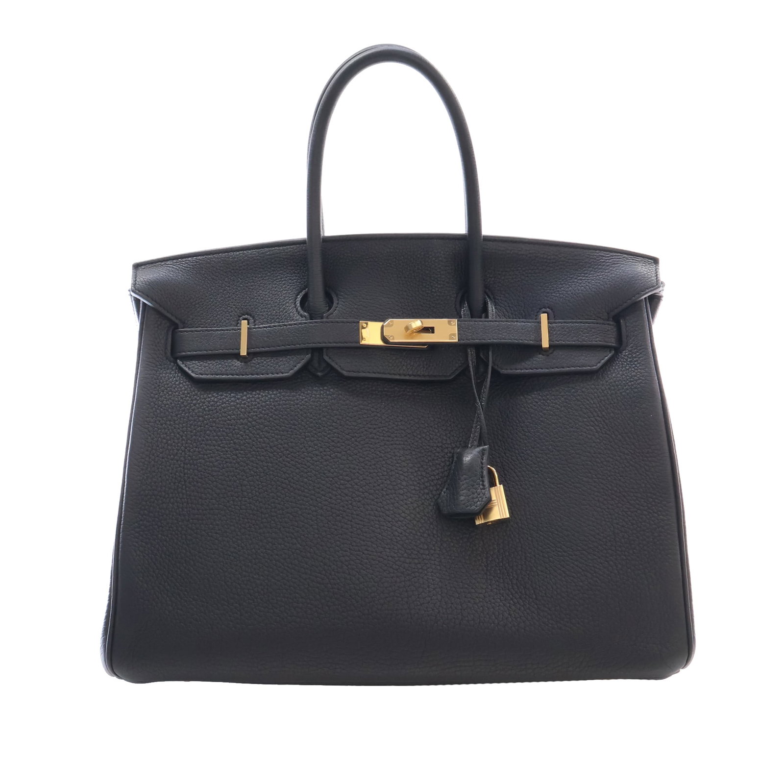 Hermes Birkin 35 Retourne Togo Leather Bag in Noir (1 of 13)